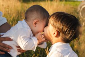 Photo helping siblings feel loved