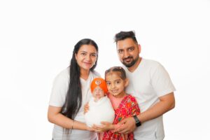 Photo peace with relatives