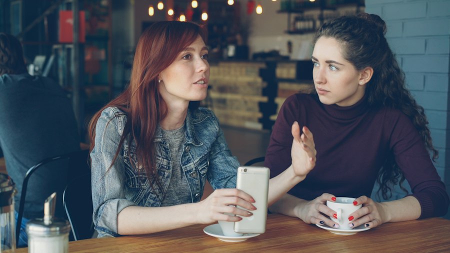 Photo difficult conversations with parents