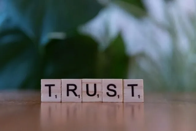 Photo trust concept illustration