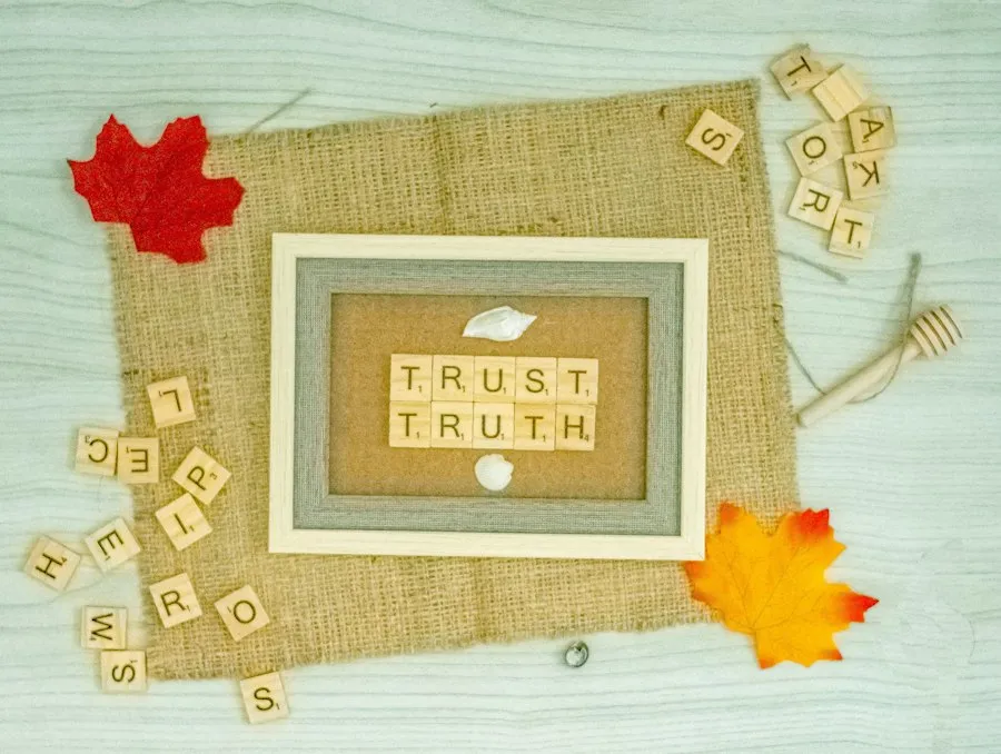 Photo trust concept illustration